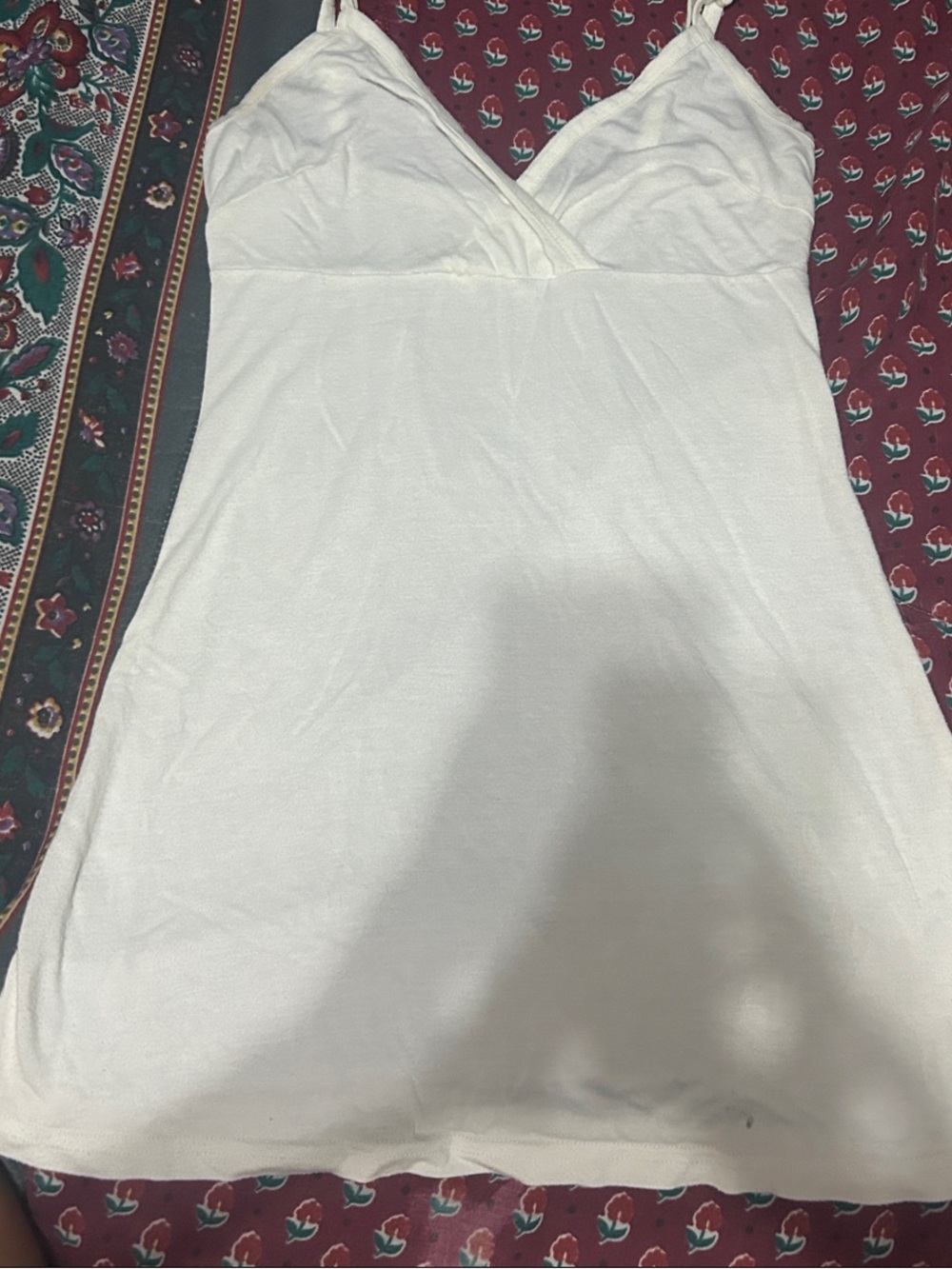 White Women's V-Neck Tank Cami